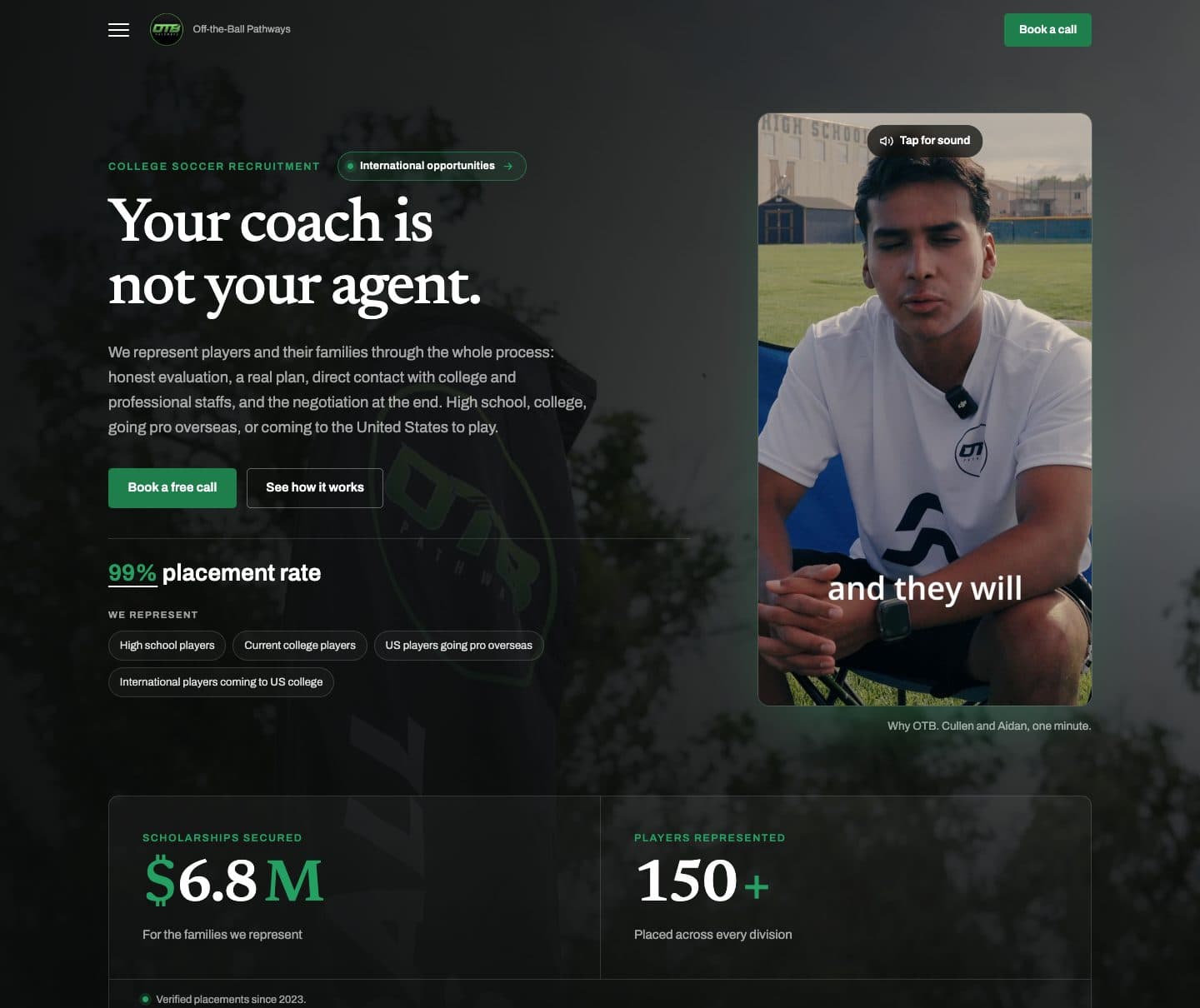 OTB Pathways website